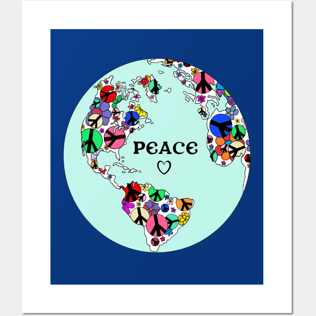 Peace on Earth...yes please Wall Art by Keatos